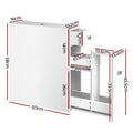 Artiss Bathroom Storage Cabinet Tissue Holder Wall Mount