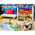 Keezi Kids Toy Box 12 Bins Bookshelf Organiser Storage Rack