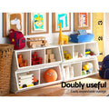 Keezi Kids Toy Box Bookshelf Storage Organiser Stackable Display