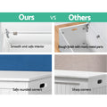 Keezi Kids Toy Box Chest Storage White Clothes Organiser