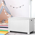 Keezi Kids Toy Box Chest Storage White Clothes Organiser
