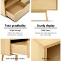 Artiss TV Cabinet 120cm Pine Entertainment Unit