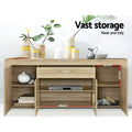 Artiss DANA Buffet Sideboard Oak Wood Storage Cabinet