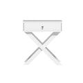 Artiss Bedside Table 2 Drawer White Nightstand Side Cabinet Storage