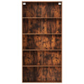 Artiss 5 Tier Bookshelf Walnut Storage Shelves