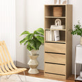 Artiss 3 Drawer Tallboy Chest Pine Cabinet Storage
