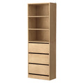 Artiss 3 Drawer Tallboy Chest Pine Cabinet Storage