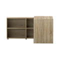 Artiss Computer Desk Bookshelf 130cm Oak