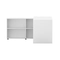 Artiss Computer Desk with Bookshelf White 130cm