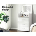 Artiss 2-in-1 Dressing Table Stool Set Bedside White