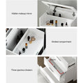 Artiss 2-in-1 Dressing Table Stool Set Bedside White
