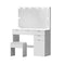 Artiss Dressing Table with Stool 10 LED Bulbs White