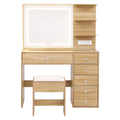 Artiss LED Vanity Dressing Table Desk Set w Stool Wood