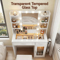 Artiss Dressing Table Vanity Desk 10 LED RGB Light White