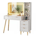 Artiss Dressing Table LED Vanity Desk Charging Station White