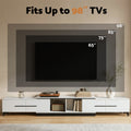 Artiss TV Cabinet Entertainment Unit Extendable White Stand