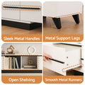 Artiss TV Cabinet Entertainment Unit Extendable White Stand