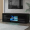 Artiss TV Cabinet 130cm LED Black Entertainment Unit
