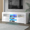 Artiss TV Cabinet Entertainment Unit 145cm White LED Lights