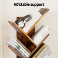 Artiss Tree Bookshelf 9 Tier Walnut Storage Organiser
