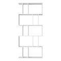 Artiss 5 Tier Bookshelf White Storage Shelves Organiser