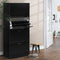 Artiss Shoe Rack Cabinet 60 Pairs 4 Doors Black
