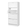 Artiss Shoe Rack Cabinet 60 Pairs 4 Doors White