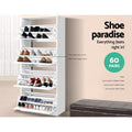 Artiss Shoe Rack Cabinet 60 Pairs 4 Doors White