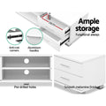 Artiss TV Cabinet Entertainment Unit 120cm White
