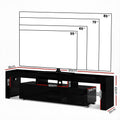 Artiss TV Cabinet 189cm LED Entertainment Unit Black