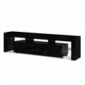 Artiss TV Cabinet 189cm LED Entertainment Unit Black