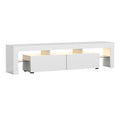 Artiss TV Cabinet Entertainment Unit 189cm LED White