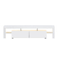 Artiss TV Cabinet Entertainment Unit 189cm LED White