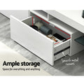 Artiss TV Cabinet Entertainment Unit 189cm LED White
