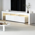 Artiss TV Cabinet Entertainment Unit 189cm LED White