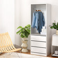 Artiss Wardrobe Clothes Closet Storage Organiser White