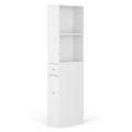 Artiss 135cm White Bathroom Cabinet Storage Organiser Corner