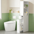 Artiss 135cm White Bathroom Cabinet Storage Organiser Corner