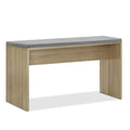 Artiss Dining Bench 90cm Wooden Oak Upholstered Seat