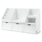 Keezi Kids Bookshelf Toy Box Storage Bench Cabinet White Organiser