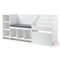 Keezi Kids Storage Unit Bookshelf Toy Box Organiser 170cm White
