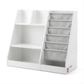 Keezi Kids Bookshelf Wood Bookcase Toddler Toys Storage Rack Display Shelves