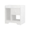 Artiss Bedside Table Nightstand Drawer White Open Shelf Storage End