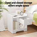 Artiss Bedside Table Nightstand Drawer White Open Shelf Storage End