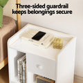 Artiss Bedside Table Nightstand Drawer White Open Shelf Storage End