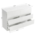 Artiss 6 Chest of Drawers Lowboy White