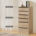 Artiss 6 Drawer Chest Tallboy Pine Dresser Storage