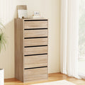 Artiss 6 Drawer Chest Tallboy Pine Dresser Storage