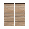 Artiss 2x Chest of 6 Drawers Dresser Tallboy Pine