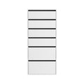 Artiss 6 Drawer Chest Tallboy Dresser White